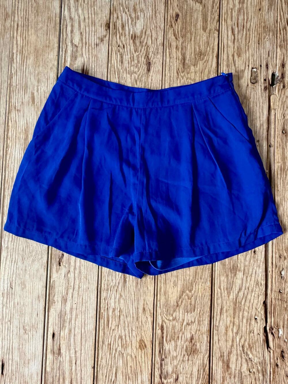 C. Luce Royal Blue Hottie Shorts Size Small Coquette Boho Chic